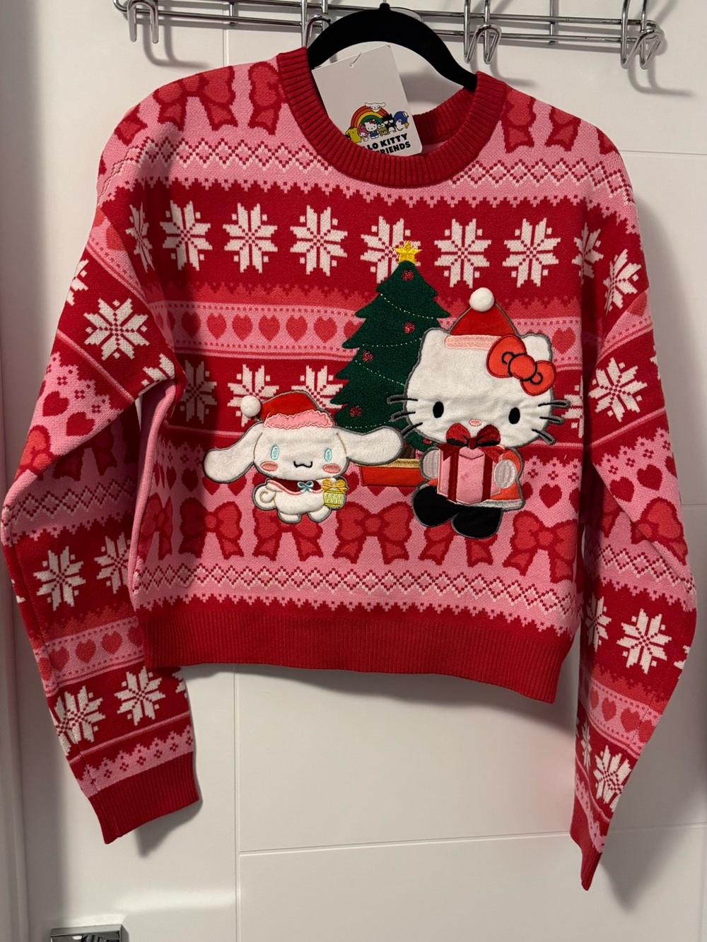New with Tags Sanrio Hello Kitty & Cinnamoroll Ugly Christmas Sweater